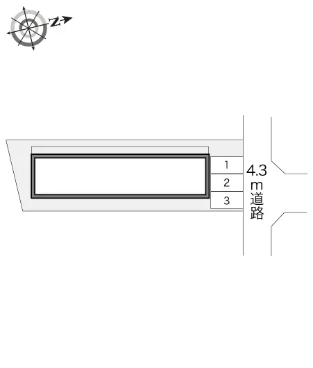 ★手数料０円★海部郡大治町三本木　月極駐車場（LP）